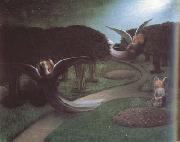 The Angels of Night (mk19), Nuncques, William Degouve de